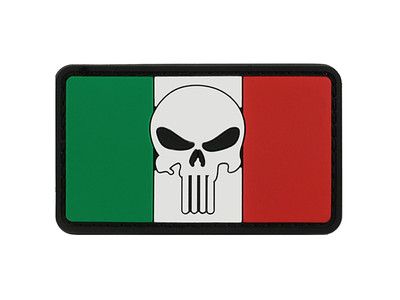 Patch Italia Teschio PVC