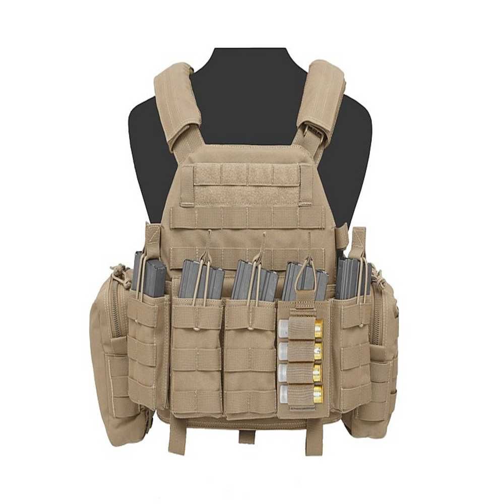 Warrior Single Open 5.56mm with Shotgun Strip - Tan