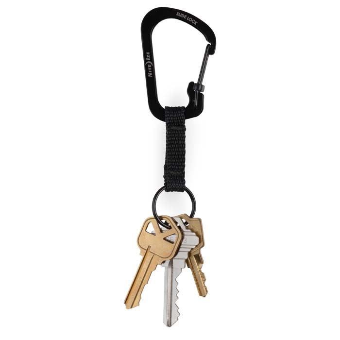 Nite Ize - SlideLock Key Ring  - Black
