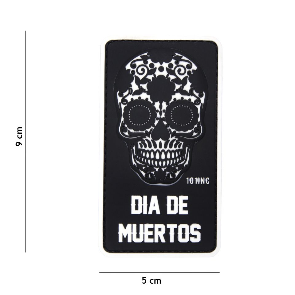 Patch Dia de Muertos - Black