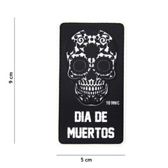 Patch Dia de Muertos - Black