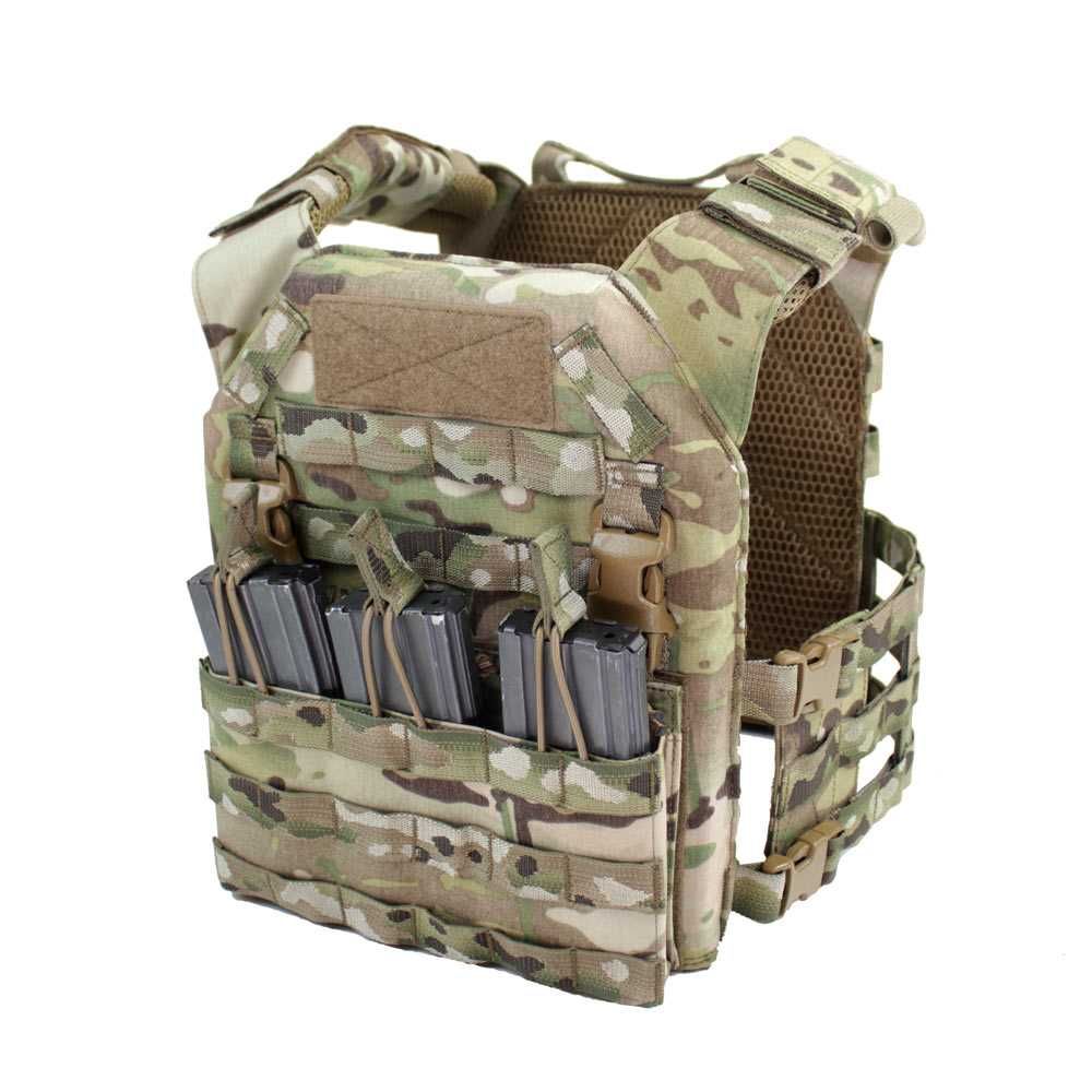Removable Triple MOLLE Open Pouch for RPC - Multicam