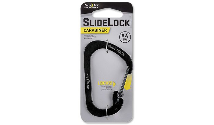 Nite Ize - SlideLock Carabiner 4 - Black