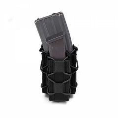 WARRIOR SINGLE QUICK MAG WITH SINGLE PISTOL POUCH - Black