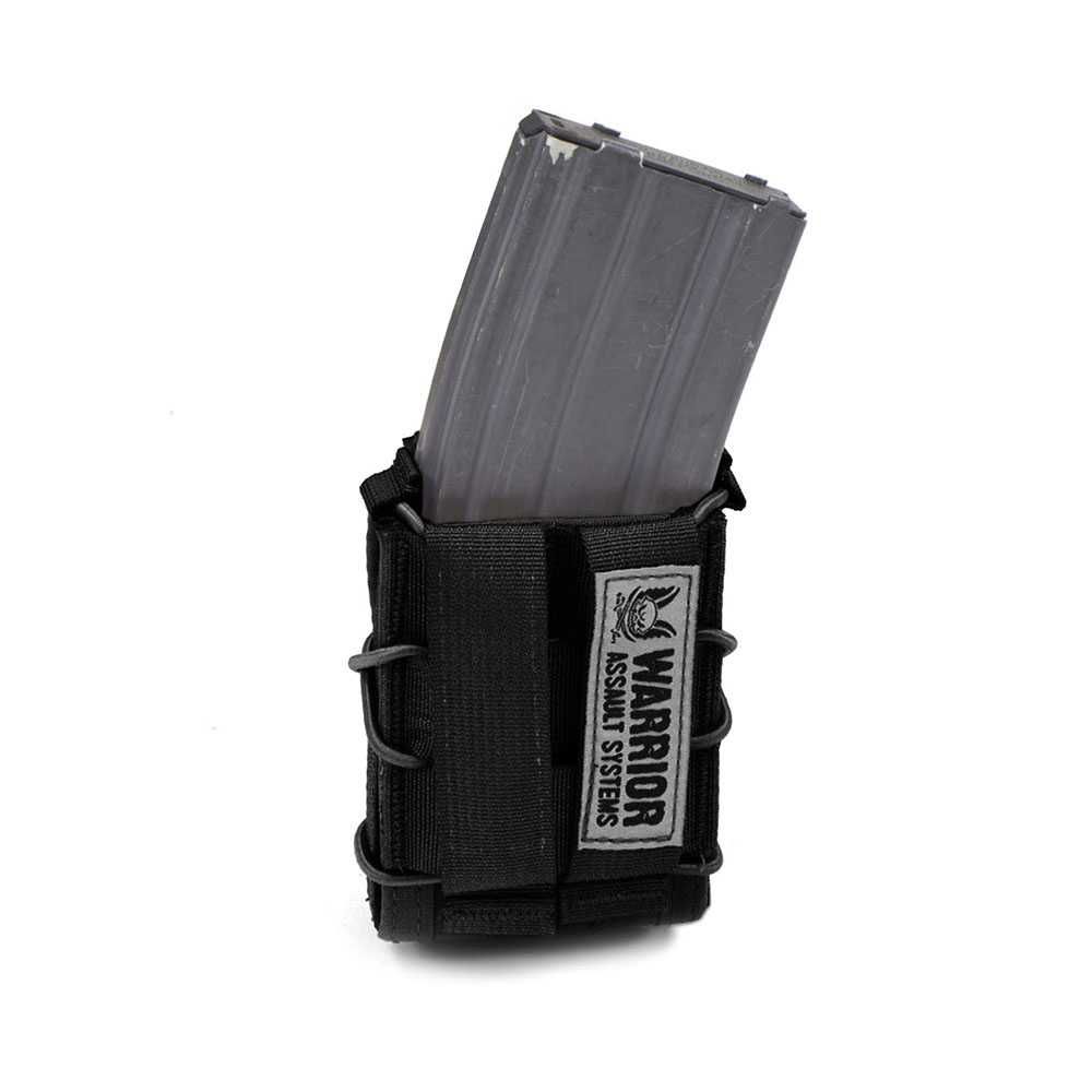 WARRIOR SINGLE QUICK MAG WITH SINGLE PISTOL POUCH - Black