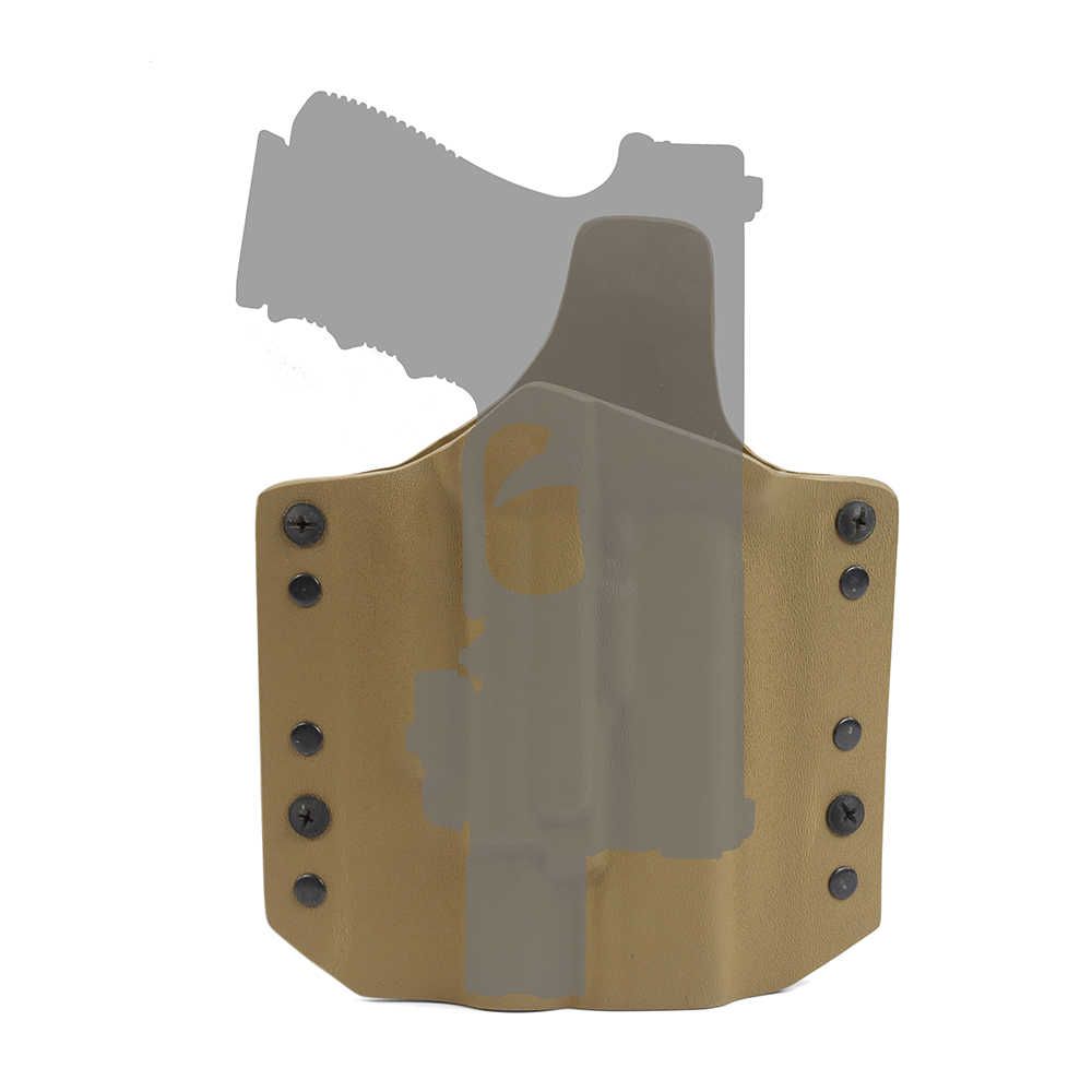 ARES Kydex Holster Glock-17/19 x300/X400 Weapon Lights - Coyote Tan