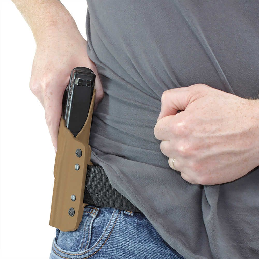 ARES Kydex Holster Glock-17/19 x300/X400 Weapon Lights - Coyote Tan