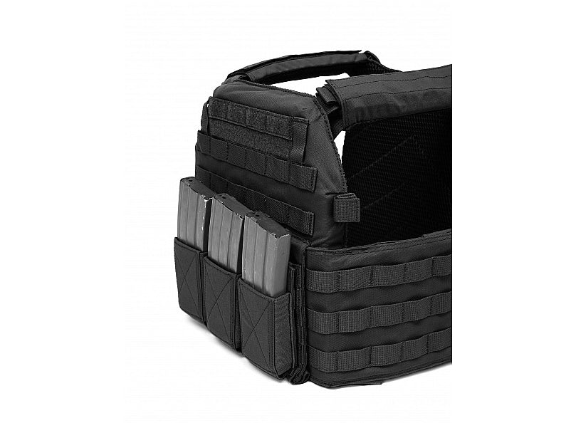 Warrior Triple Elastic Mag Pouch - Black