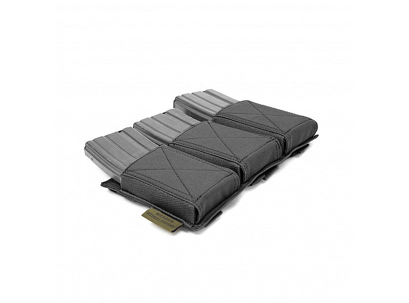 Warrior Triple Elastic Mag Pouch - Black