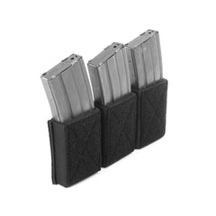 Triple Velcro Mag Pouch for 5.56mm Mags. - Black