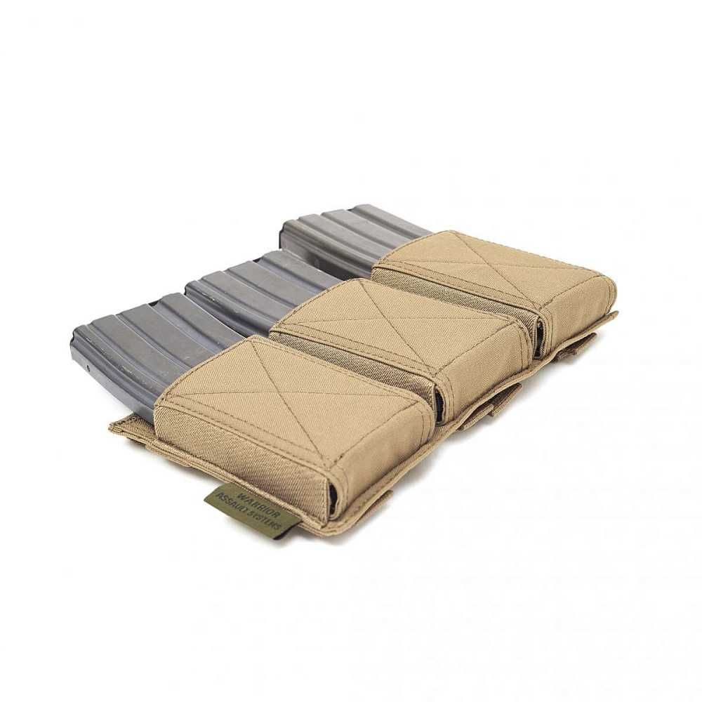 Warrior Triple Elastic Mag Pouch - Coyote Tan