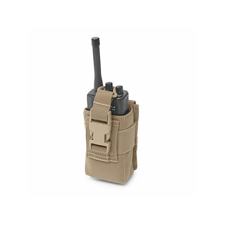 Warrior Adjustable Radio Pouch Coyote Tan