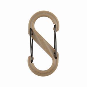 Nite Ize - S-Biner 2 Plastic Black Gate - Coyote