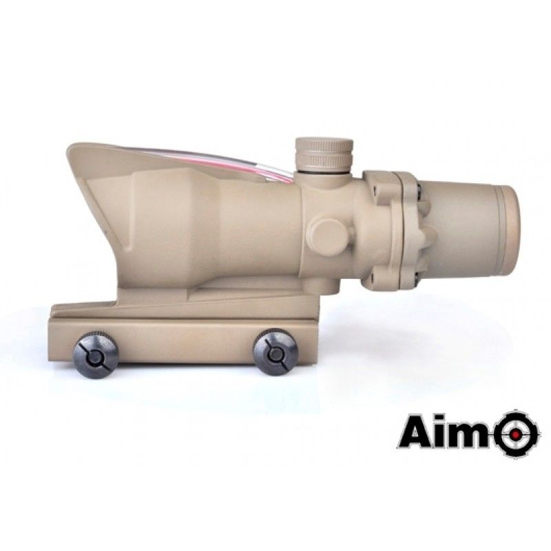 ACOG 4x32 con Fibra Ottica Rosso - Desert