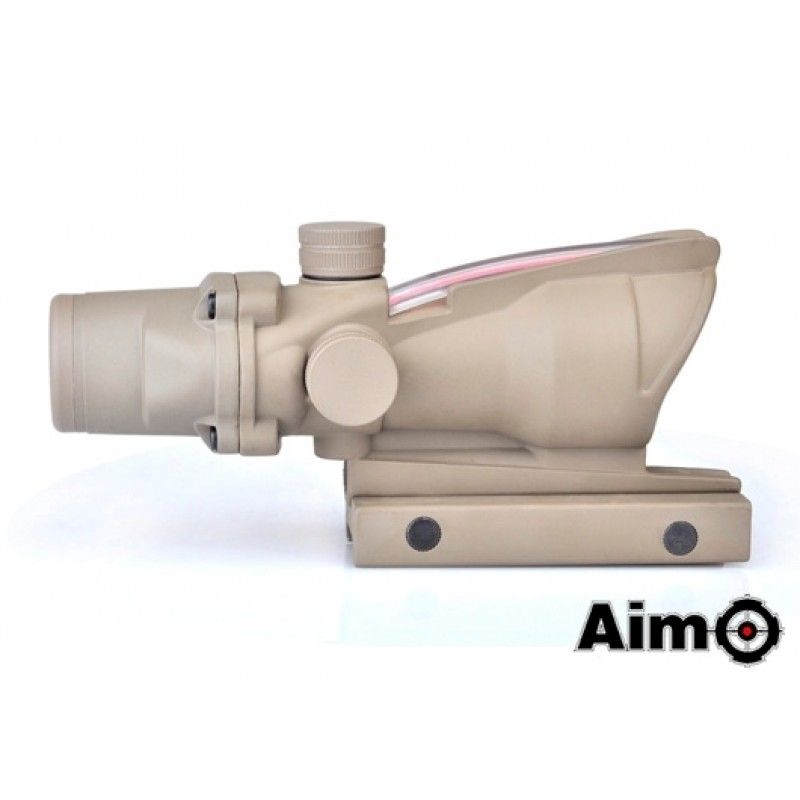 ACOG 4x32 con Fibra Ottica Rosso - Desert